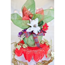 700g Luxury Gift Wrapped Christmas Pudding
