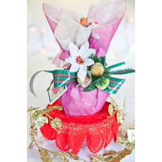 900g Luxury Gift Wrapped Christmas Pudding